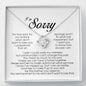I'm Sorry Gift, Love Knot Necklace