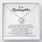 To My Stepdaughter Gift, Love Knot Necklace