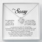 I'm Sorry Gift For Her, Love Knot Necklace