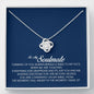 To My Soulmate, Love Knot Necklace