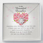 Love Knot Necklace, To My Beautiful Daughter, Gift from Mom / Dad