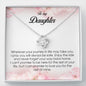 To My Daughter, Love Knot Necklace