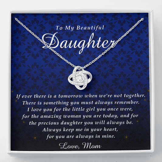 Love Knot Necklace | To My Beautiful Daughter