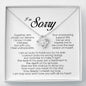 I'm Sorry Gift For Her, Love Knot Necklace