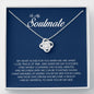 To My Soulmate, Love Knot Necklace