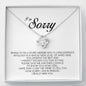 I'm Sorry Gift, Love Knot Necklace