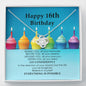 Happy 16th Birthday, Love Knot Necklace