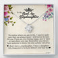 To My Badass Stepdaughter, Love Knot Necklace