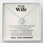 Love Knot Necklace | To My Wife