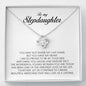 To My Stepdaughter Gift, Love Knot Necklace