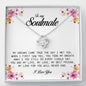 To My Soulmate, Love Knot Necklace