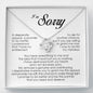 I'm Sorry Gift, Love Knot Necklace