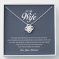 To My Wife, Love Knot Necklace