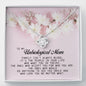 To My Unbiological Mom Gift, Love Knot Necklace