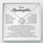 To My Stepdaughter Gift, Love Knot Necklace