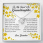To My SmartAss Granddaughter, Love Knot Necklace