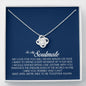To My Soulmate, Love Knot Necklace