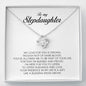 To My Stepdaughter Gift, Love Knot Necklace