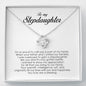 To My Stepdaughter Gift, Love Knot Necklace