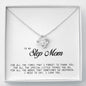 To my Step Mom, Love Knot Necklace