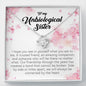 To My Unbiological Sister, Love Knot Necklace