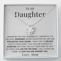 Love Knot Necklace | To My Daughter