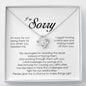 I'm Sorry Gift, Love Knot Necklace