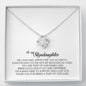 To My Stepdaughter Gift, Love Knot Necklace