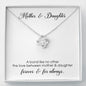 Mother & Daughter Gift, Love Knot Necklace