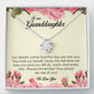 To Our Granddaughter, Love Knot Necklace