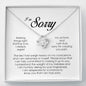 I'm Sorry Gift For Her, Love Knot Necklace