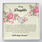 To My Daughter, Love Knot Necklace