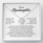 To My Stepdaughter Gift, Love Knot Necklace