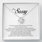I'm Sorry Gift For Her, Love Knot Necklace