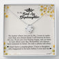 To My Badass Stepdaughter, Love Knot Necklace