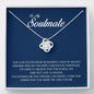 To My Soulmate, Love Knot Necklace