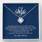 To My Wife, Love Knot Necklace