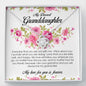 To My Dearest Granddaughter, Love Knot Necklace