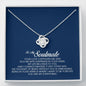 To My Soulmate, Love Knot Necklace