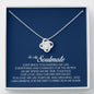 To My Soulmate, Love Knot Necklace