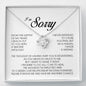 I'm Sorry Gift For Her, Love Knot Necklace