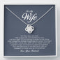 To My Wife, Love Knot Necklace