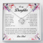 To My Daughter, Love Knot Necklace