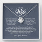 To My Wife, Love Knot Necklace