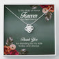 To My Maid of Honor, Love Knot Necklace