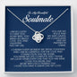 To My Beautiful Soulmate, Love Knot Necklace