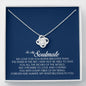 To My Soulmate, Love Knot Necklace