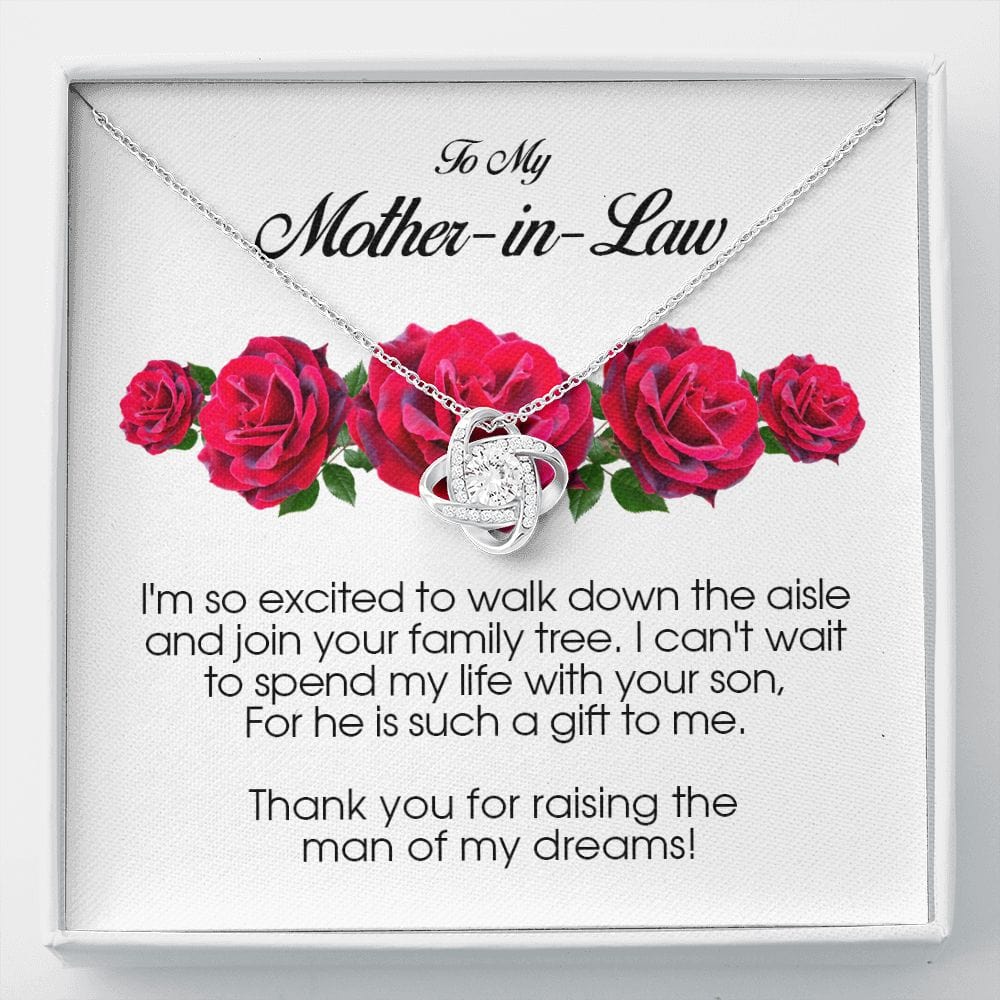 To My Mother In Law, Love Knot Necklace