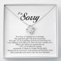 I'm Sorry Gift, Love Knot Necklace