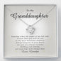 Love Knot Necklace, Gift for Granddaughter from Grandpa